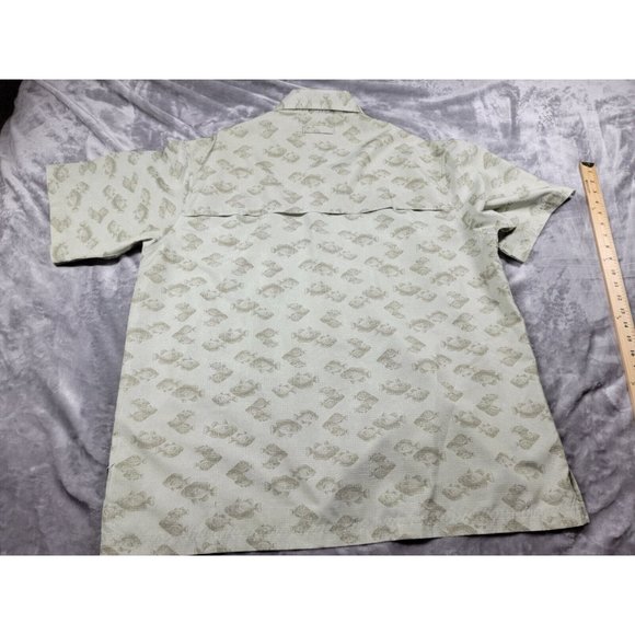 Weatherproof Garment XL Men's Fish Pattern button Shirt fishing vented, outdoors - Picture 6 of 6